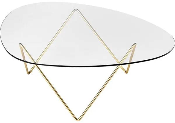 GUBI Pedrera Sofabord Messing