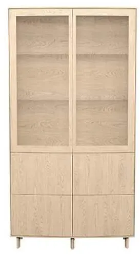 Skovby SM410 vitrine - Lakeret eg